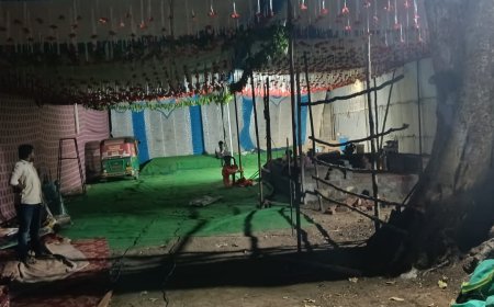 గుండెపురిలో ముస్తాబైన స్వయంభు శంభు లింగేశ్వర ఆలయం