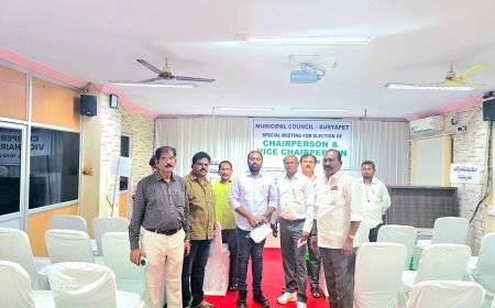 మున్సిపల్ ఛైర్పర్సన్, వైస్ ఛైర్పర్సన్ ఎన్నికకు ఏర్పాట్లు పూర్తి