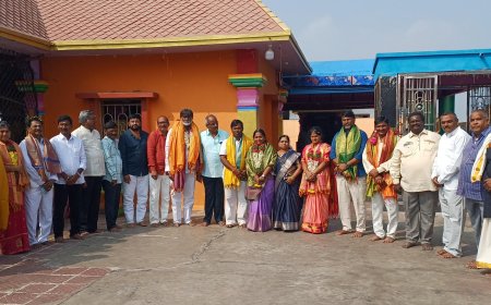 శ్రీ అయ్యప్ప స్వామి దేవాలయంను సందర్శించిన నూతన సూర్యాపేట  మున్సిపల్ పాలక వర్గం