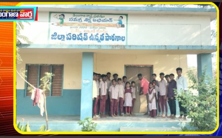 చిన్న తాండ్రపాడు జిల్లా పరిషత్ ఉన్నత పాఠశాలకు తాళం 