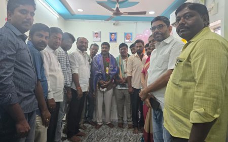 ఐజ మున్సిపల్ చైర్మన్ మరియు వైస్ చైర్మన్లకు ఘన సన్మానం