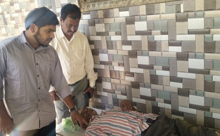 మానవత్వం చాటుకున్న ఎంపీడీవో ఆదర్శ్