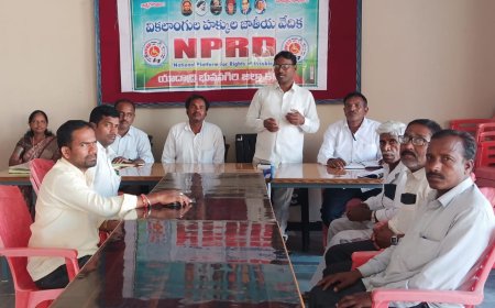 ఎన్.పి.ఆర్.డి 16వ ఆవిర్భావ దినోత్సవ జెండా ఆవిష్కరణ