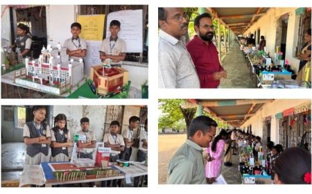 విజ్ఞాన శాస్త్రంలో ప్రతిభను చాటుకున్న విద్యార్థులు