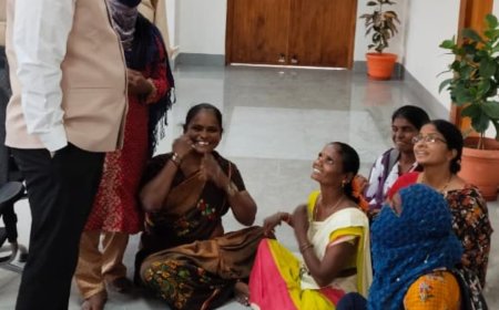 నూతన కలెక్టర్ ని కలిసిన దివ్యాంగులు