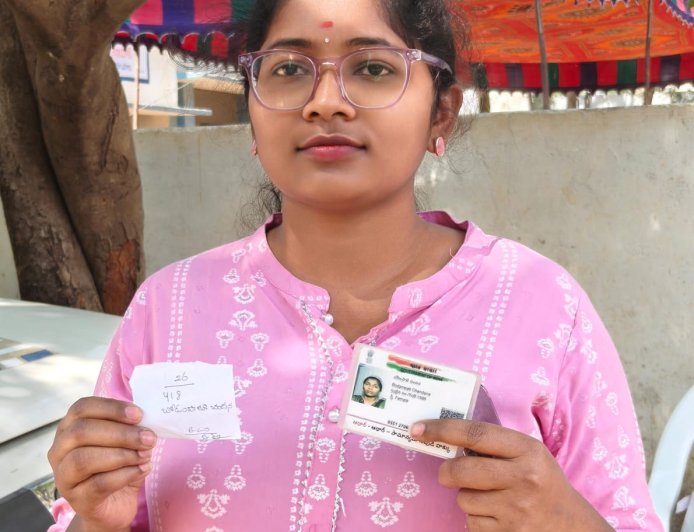 దొంగ పాలైన పోలీసు కూతురి ఓటు