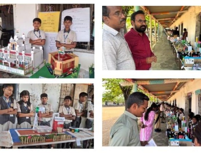 విజ్ఞాన శాస్త్రంలో ప్రతిభను చాటుకున్న విద్యార్థులు