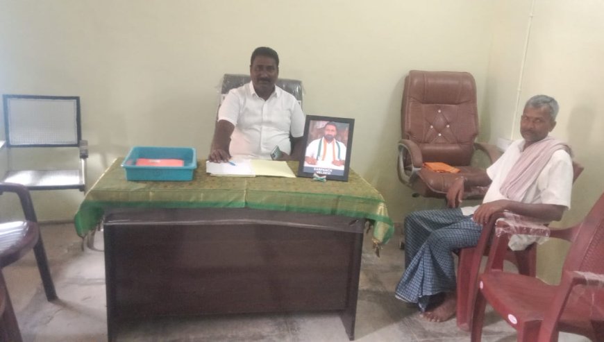 గ్రామ ప్రజలకు అందుబాటులో ఉంటా..గ్రామ సర్పంచ్ రాచకొండ రమేష్ గౌడ్