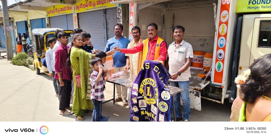 మహాశివరాత్రి సందర్భంగా నకిరేకల్‌లో భక్తులకు త్రాగునీటి ఏర్పాటు