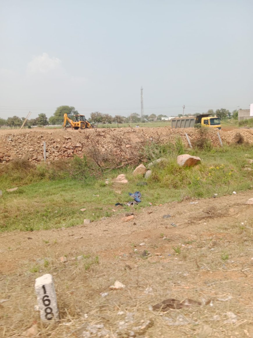 అధికారుల అనుమతి లేకుండా యదేచ్ఛగా మట్టి తరలింపు