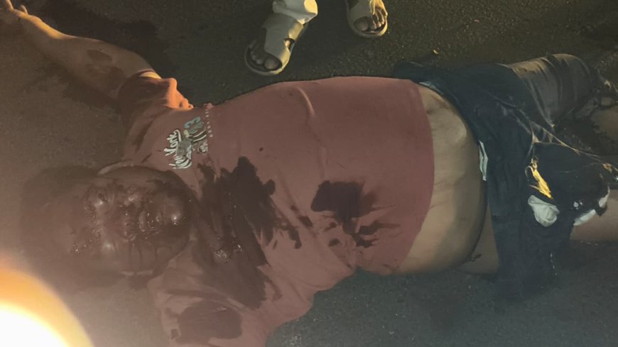 ఘోర రోడ్డు ప్రమాదం యువకుడు మృతి