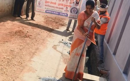 44వ వార్డులో  ప్రజా పాలన -  ప్రగతి ప్రణాళిక 99 రోజుల కార్యాచరణకు శ్రీకారం