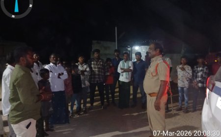 అనవసరంగా అర్ధరాత్రి వేళ బయట తిరగవద్దు ఎస్సై వెంకట్ రెడ్డి