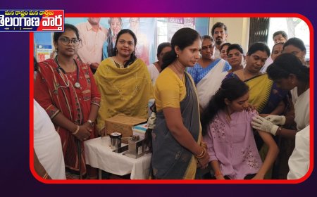 జిల్లా ఆస్పత్రిలో ఘనంగా ప్రారంభమైన 14 సంవత్సరాల బాలికలకు" హెచ్పీవీ ( హ్యూమన్ పాపిలోమా వైరస్ )..వ్యాక్సిన్