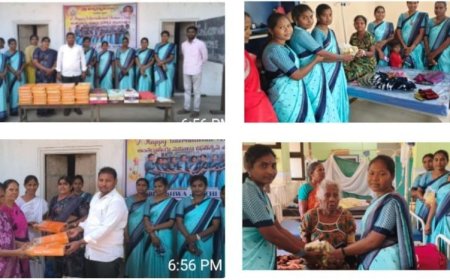 విశ్వ జ్యోతి పాఠశాలలో ఆదర్శ కార్యక్రమం