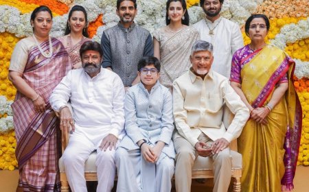 ఏపీ మంత్రి లోకేశ్ ఇంట సంబరాలు... దేవాన్ష్ పంచెకట్టు వేడుక...