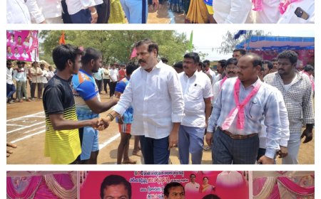 కబడ్డీ పోటీలను ప్రారంభించిన బీరం హర్షవర్ధన్ రెడ్డి