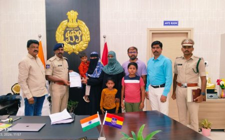 పోలీసు కుటుంబానికి ఆర్థిక చేయూత