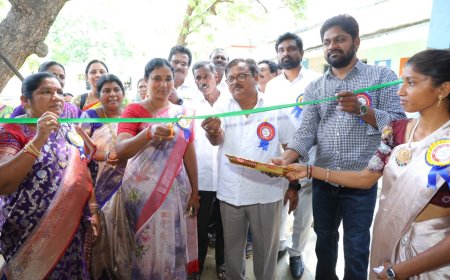 స్టెమ్ సెంటర్ ప్రారంభం – గ్రామీణ విద్యార్థుల్లో శాస్త్ర విప్లవానికి శ్రీకారం