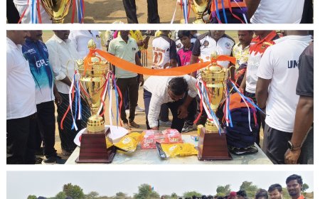 జి పి ఎల్ 5 క్రికెట్ టోర్నమెంటును ప్రారంభించిన కొత్త వెంకట్రెడ్డి