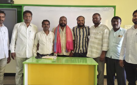 జర్నలిస్టుల సంక్షేమ సంఘం జిల్లా మంచిర్యాల జిల్లా అధ్యక్షులుగా“మోకనపల్లి బద్రి” ఎన్నిక