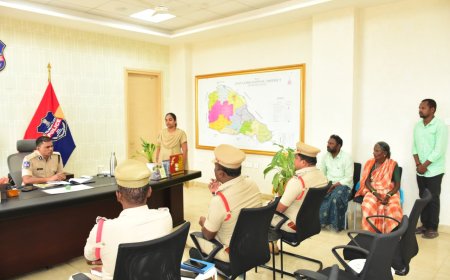 బాధితుల సమస్యల పట్ల ప్రత్యేక దృష్టి సారించాలి - జిల్లా ఎస్పీ టి. శ్రీనివాసరావు