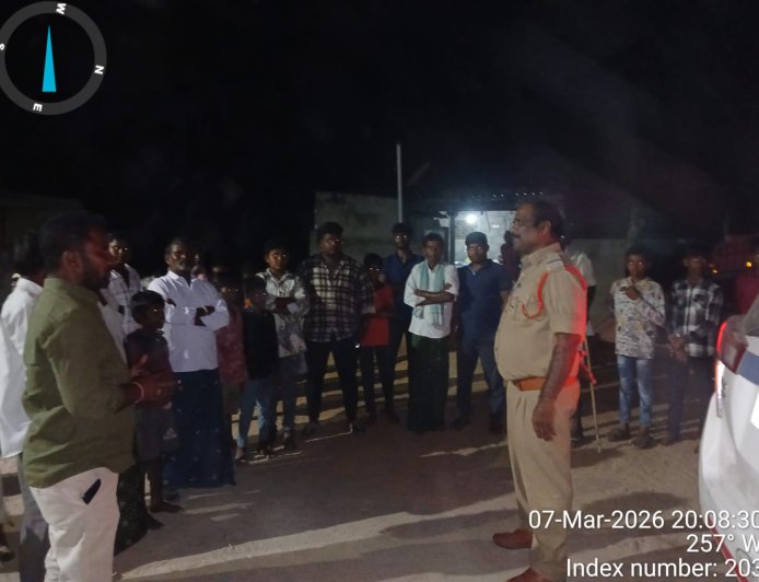 అనవసరంగా అర్ధరాత్రి వేళ బయట తిరగవద్దు ఎస్సై వెంకట్ రెడ్డి