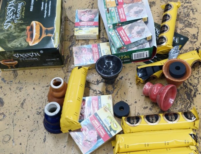 నిషేధిత హుక్కా అమ్మకాలపై సూర్యాపేట పోలీస్ ఉక్కుపాదం