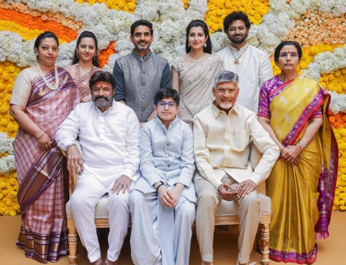 ఏపీ మంత్రి లోకేశ్ ఇంట సంబరాలు... దేవాన్ష్ పంచెకట్టు వేడుక...