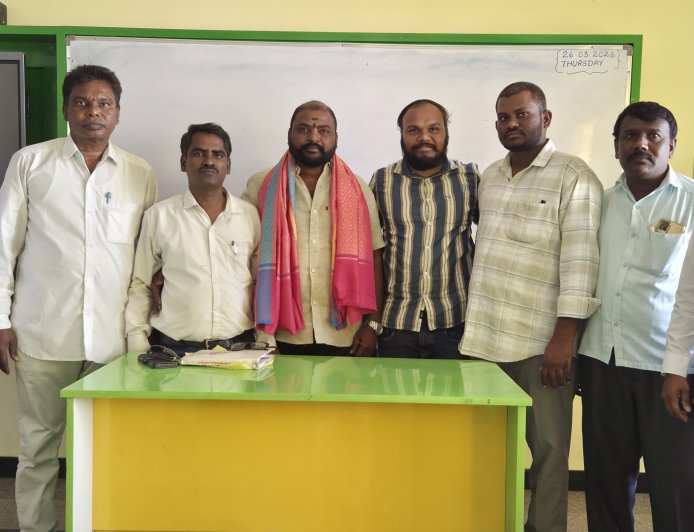 జర్నలిస్టుల సంక్షేమ సంఘం జిల్లా మంచిర్యాల జిల్లా అధ్యక్షులుగా“మోకనపల్లి బద్రి” ఎన్నిక