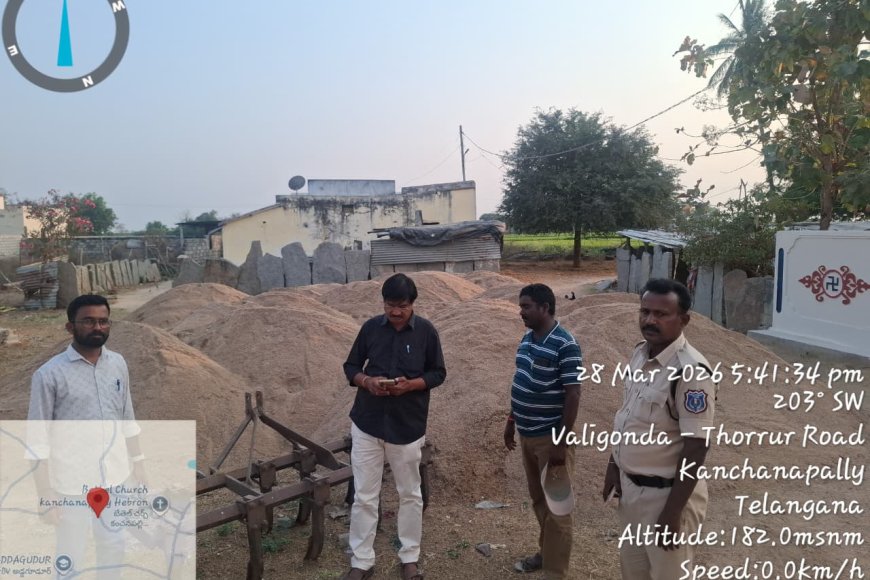 ఎలాంటి అనుమతి లేకుండా జెసిపితో అక్రమ ఇసుక రవాణా చేస్తున్న 20 ట్రాక్టర్లు పట్టివేత