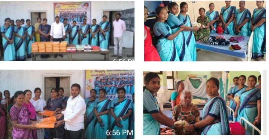 విశ్వ జ్యోతి పాఠశాలలో ఆదర్శ కార్యక్రమం