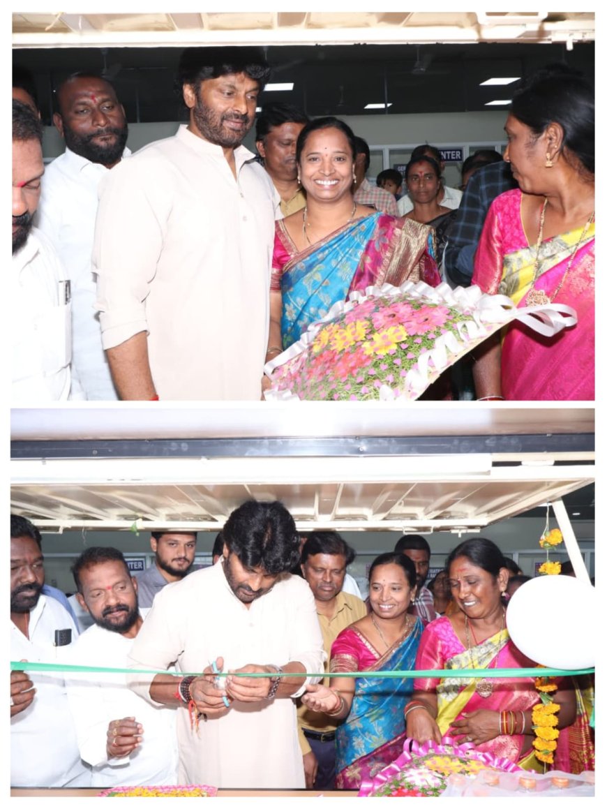 గోదావరిఖని ప్రభుత్వ ఆసుపత్రిలో ఇంద్ర మహిళా శక్తి క్యాంటిన్ ప్రారంభించిన ఎమ్మెల్యే ఎం. రాజ్ ఠాకూర్