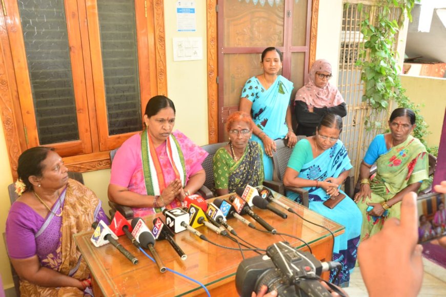 30వ డివిజన్ కాంగ్రెస్ కార్యకర్త చట్టు మంగ ఆవేదన 