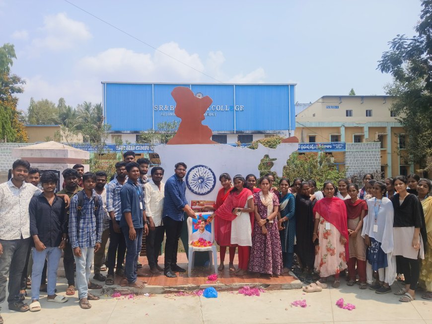 ప్రజలను చైతన్య పరిచిన స్వాతంత్ర్య సమరయోధుడు భగత్ సింగ్ 