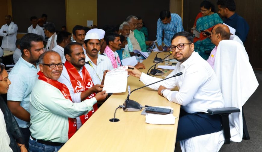 ప్రజావాణి పిర్యాదులపై అధికారులు సత్వరమే చర్యలు తీసుకొని పరిష్కరించాలి 