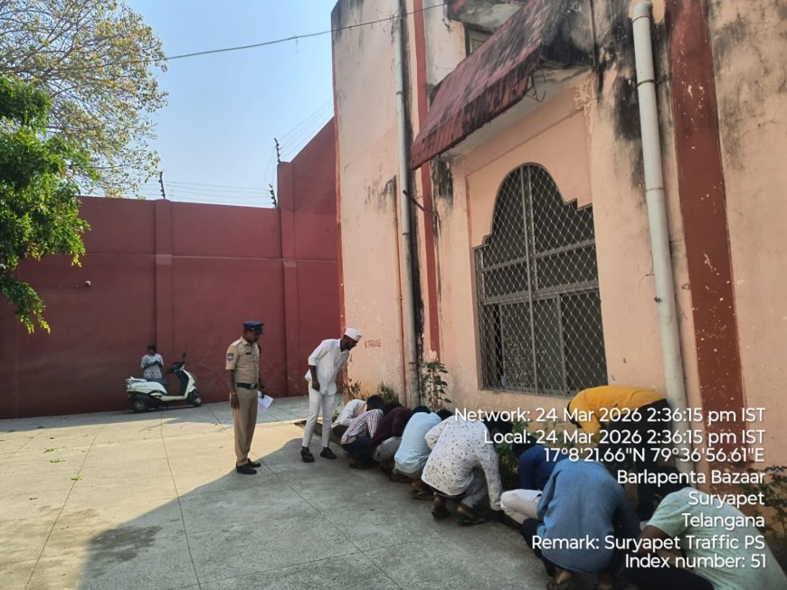 డ్రంక్ అండ్ డ్రైవ్ లో పట్టుబడిన వారిలో పది మందికి  ఒక రోజు కమ్యూనిటీ సర్వీస్ పనిష్మెంట్ మరియు జరిమానా