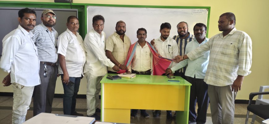 జర్నలిస్టుల సంక్షేమ సంఘం జిల్లా మంచిర్యాల జిల్లా అధ్యక్షులుగా“మోకనపల్లి బద్రి” ఎన్నిక