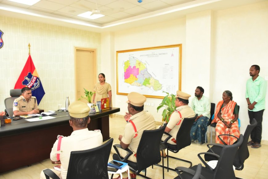 బాధితుల సమస్యల పట్ల ప్రత్యేక దృష్టి సారించాలి - జిల్లా ఎస్పీ టి. శ్రీనివాసరావు