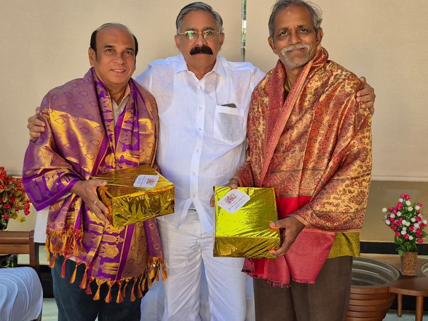 ప్రముఖ పర్యావరణ ప్రేమికులను సన్మానించిన పాకాల దుర్గాప్రసాద్