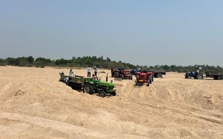 జానకిపురం బిక్కిరు వాగు నుండి అక్రమ ఇసుక రవాణా