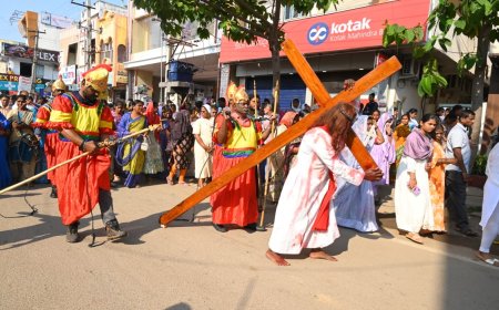 భక్తిశ్రద్ధలతో గుడ్ ఫ్రైడే వేడుకలు రెవరెండ్ ఫాదర్ కస్పారెడ్డి 