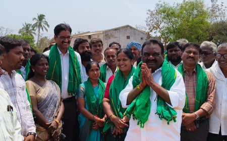 వడ్ల కొనుగోలు కేంద్రాన్ని ప్రారంభించిన ఎమ్మెల్యే