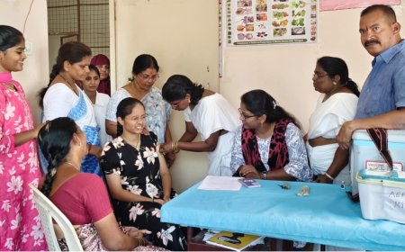 MCH సెంటర్ నందు కొనసాగుతున్న HPV వ్యాక్సిన్