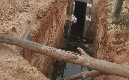 తవ్వారు ....వదిలేశారు