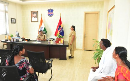   ప్రజల సమస్యల పరిష్కారానికి ప్రజావాణి – బాధితులకు భరోసా కల్పించిన జిల్లా ఎస్పీ టి. శ్రీనివాసరావు