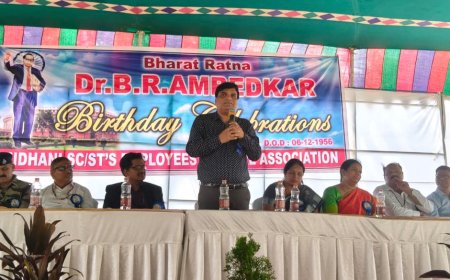 మిధానిలో ఘనంగా భారతరత్న అవార్డు గ్రహిత డాక్టర్ బాబాసాహెబ్ అంబేద్కర్  జయంతి వేడుకలు