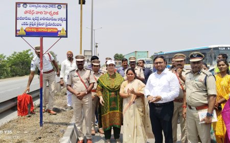 రోడ్డు ప్రమాద రహిత జిల్లాగా తీర్చిదిద్దాలి – జైళ్ల శాఖ డీజి సౌమ్య మిశ్రా 