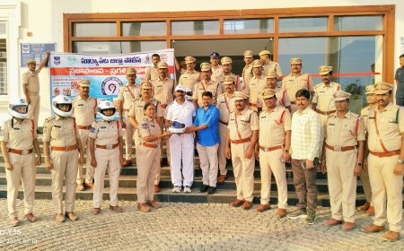 రోడ్డు భద్రతపై కదం తొక్కిన సూర్యాపేట జిల్లా పోలీస్