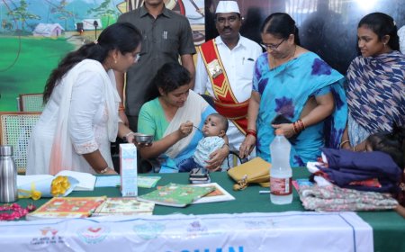పోషకాహారం  చిన్నారుల ఆరోగ్యానికి పునాది:  జిల్లా కలెక్టర్ చాహత్ బాజ్ పాయి